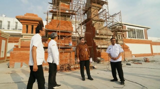 Mas Dhito Cek Pembangunan Museum Sri Aji Joyoboyo Tahap 3